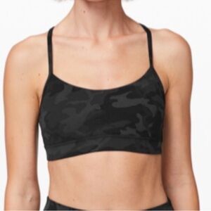 Lululemon Athletica Power Y Camo Sports Bra